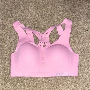 purpleish pink victoria sport sports bra